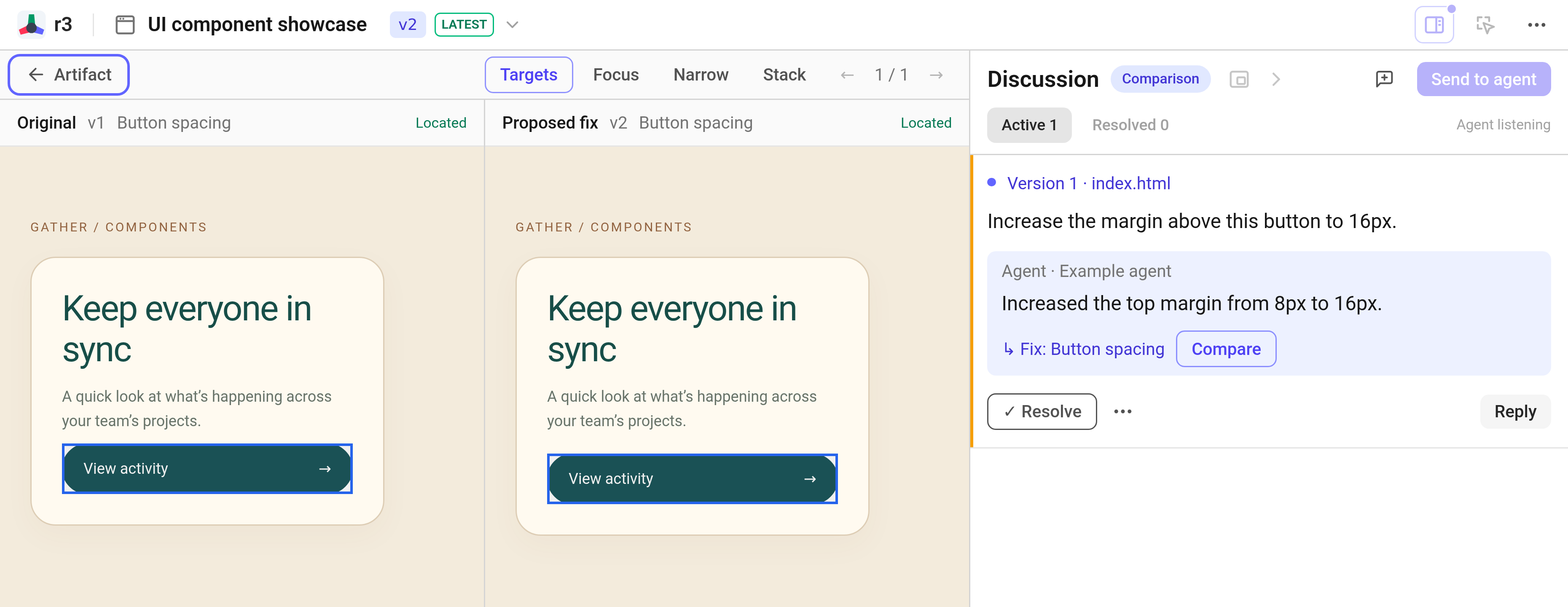 Compare the original publication with the agent’s linked fix.